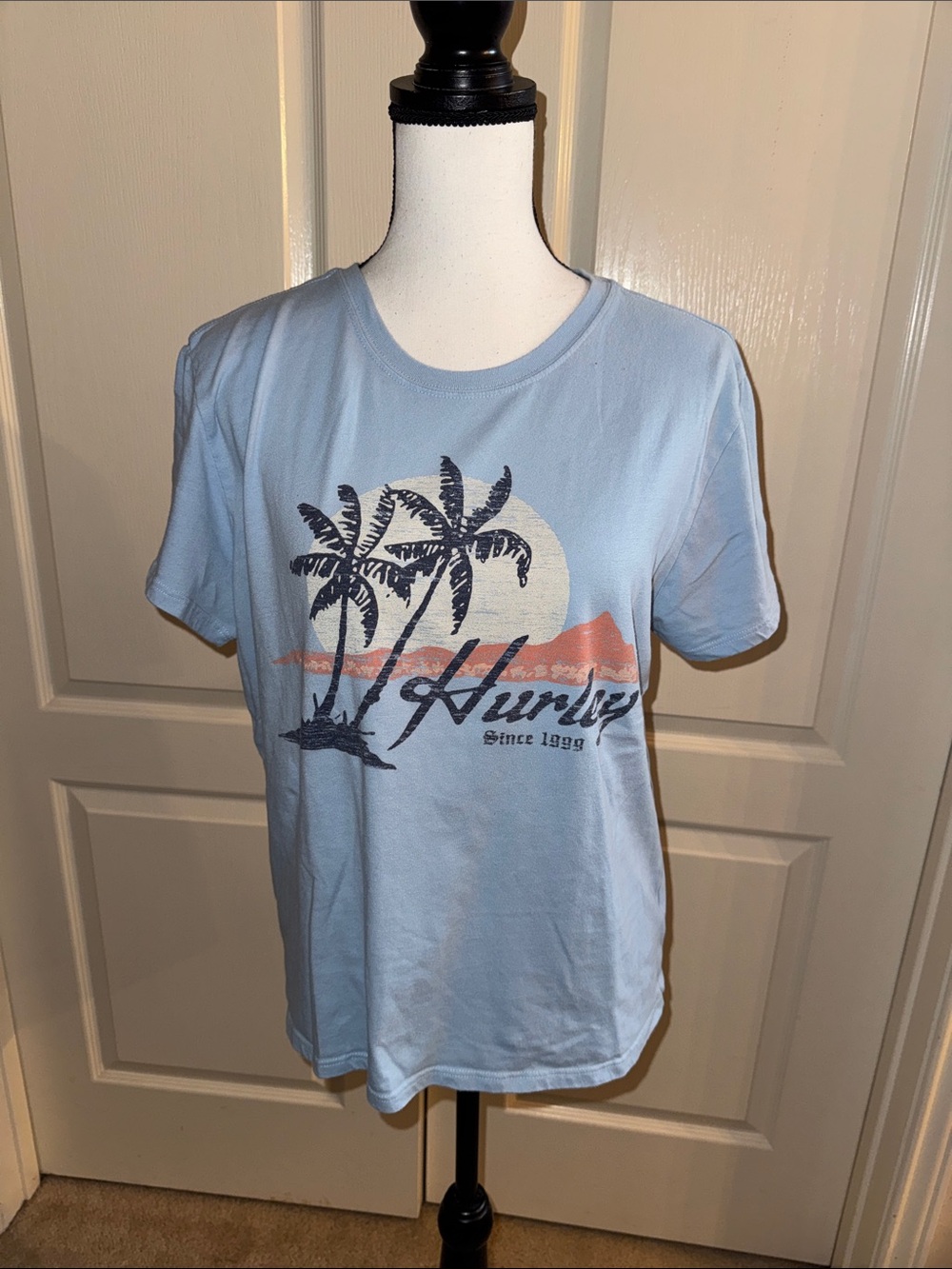 Hurley Summer Print T-Shirt - Size Large